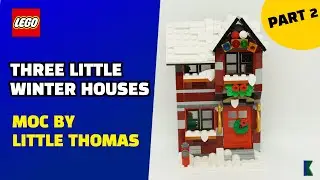 ❄️ Three Little Winter Houses ❄️ | Part 2 | MOC by LittleThomas | Stop Motion Build