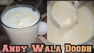 Andy Wala Doodh |Healthy Eggs and milk hot energy drink for winter recipe by cooking With Saba(CWS)