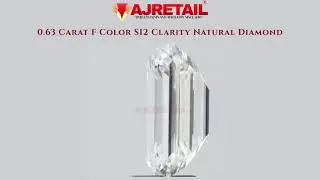 💎 0.63 Carat F Color SI2 Clarity Natural Diamond #naturaldiamonds #ajretail