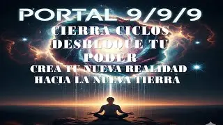 PORTAL 9/9/9-CIERRA CICLOS-DESBLOQUEA TU PODER-CREA TU NUEVA REALIDAD HACIA LA NUEVA TIERRA