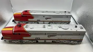 American Flyer Sante Fe 52 53 Alco PA Diesel Locomotive set 6-48130? Box shows 51-52???