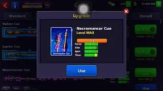 8 Ball Pool - Necromancer Cue Level MAX