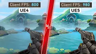 VALORANT Unreal Engine 5 vs UE4 - Direct Comparison! Attention to Detail & Graphics! PC 4K