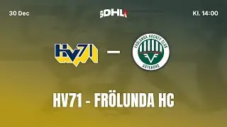 SDHL: HV71 - Frölunda HC | Husqvarna Garden | Säsong 25/26