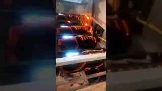 Майнинг ферма msi 1060х4 шт и 1050ti
