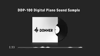 Donner Digital Piano 88 Key Weighted DDP 100 88 Key Weighted Action Digital Piano Beginner keyboard