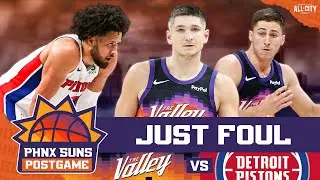 POSTGAME: Phoenix Suns SCREWED BY REFS Despite VALIANT EFFORT vs Detroit Pistons