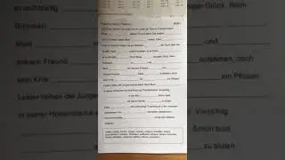 Arbeitsblatt Pr&auml;sens, Perfekt, Pr&auml;teritum Blatt 4