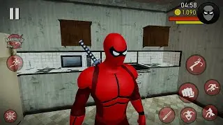 S&uuml;per Kahraman &Ouml;r&uuml;mcek Adam Oyunu - Spider Ninja Superhero Simulator -   Android Gameplay