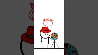 He spun the Wheel and it landed on a centipede #animation #flipaclip #funny #comedy #zackdfilm