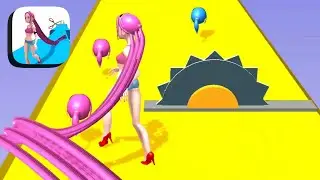 HAIR RUSH 💃🌹👩 Game All Levels Android,iOS NEW GAMEPLAY BIG UPDATE (Part 1)
