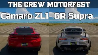 The Crew Motorfest - Chevrolet Camaro ZL1 vs Toyota GR Supra - Drag Race