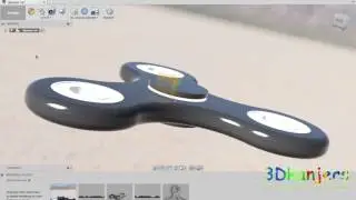 Ontwerp een Fidget spinner met Fusion 360