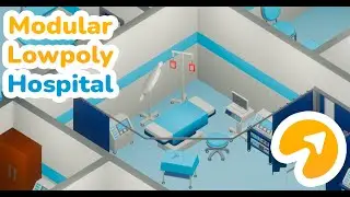 Modular Lowpoly Hospital Bundle for Unity