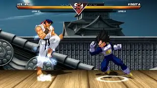 ICE RYU vs VEGETA - Amazing epic fight battle !