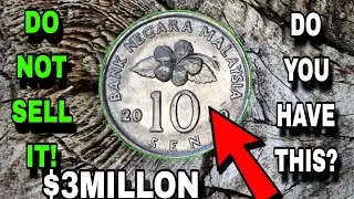 10 лучших ультрамалайзийских монет достоинством 10 сен. Редкие монеты достоинством 10 сен, стоящи...