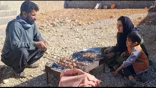 Nomadic life up close: traditional barbecue and herd care in pristine nature 🏕️🐑