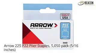Arrow 225 P22 Plier Staples 5050 pack (5/16 Inches)