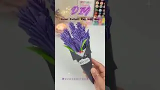 DIY Father&rsquo;s Day Gift Idea | A Cute Lavender  Flower Bouquet For Dad