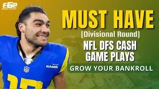 NFL DFS Divisional Round MUST HAVE Cash Game Plays to Grow Your Bankroll