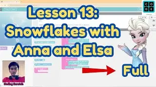 Code.org Lesson 13: Snowflakes with Anna and Elsa | Express Course 2024 | Code.org Answer