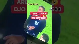 ⚠️‼️OJO‼️QUE LE ENTREGAN AL &Aacute;RBITRO CENTRAL #arbitro #america #toluca #finaldeida #estadioazulcrema