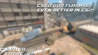 CS2 made this OP POP FLASH even STRONGER on Overpass