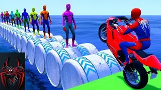 الرجل العنكبوت انقاذ باتمان Spider-Man Rescue batman vs iron man vs venom funny Game GTA 5 superhero