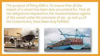 The purpose of&nbsp;filing IGM