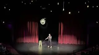 Jack Slattery performing at Whidbey island center for arts. Seattle international comedy competition