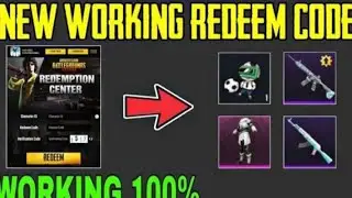 Pubg Mobile Redeem Code Today🔥|| New Working Redeem Code Pubg&Bgmi