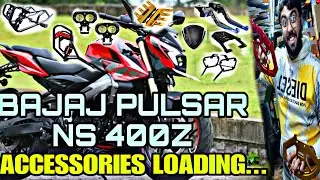 PULSAR NS400 Z ALL MODIFICATION ACCESSORIES IN TOP NOTCH CONDITION 😍🔥//CHEAP PRICES// NS400MODFIED..