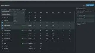 Create custom feature lists in Workbench