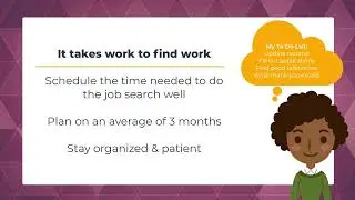 Job Search- Timeline & Organization