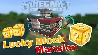 3️⃣ Lucky Block Mansion || Working Lucky Block With Command Block || Minecraft Pe