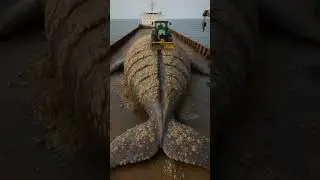 Giant Whale Rescue: Tractor Scrubs Years of Barnacles in Shocking Cleanup&nbsp;Operation!