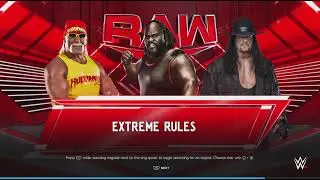 WWE Wrestling Халк Хоган против Гробовщика против Марка Генри Extreme Rules #wwe #wwe2k25 #ps5 #g...