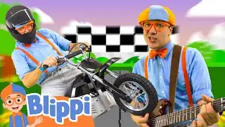 Vroom Vroom Motorcycle🏍️ | Blippi Songs 🎶| Educational Songs For Kids