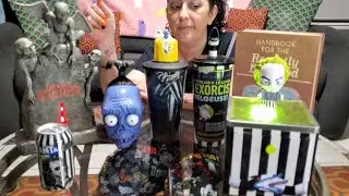 Beetlejuice 2 Regal Movie Theater Popcorn Bucket & Sandworm Cup Collection Unboxing & Review Video