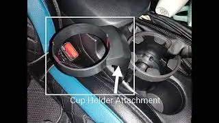 SodaRide Car Cup Holder Tray - Cup Holder Expander for Car - 3 in 1 Detachable Car Food Table T...