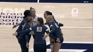 2023 Akron Zips Volleyball Highlights vs. Central Michigan - 10/6/23