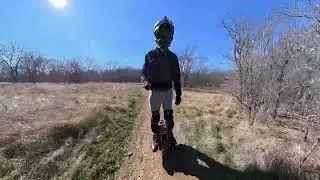 Trails, Jumps, Seesaw, and boardwalks.