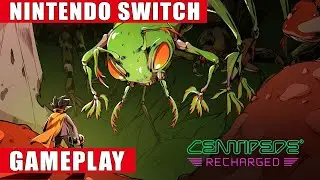 Centipede: Recharged Nintendo Switch Gameplay
