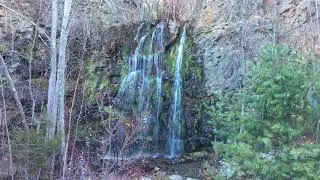 Waterfall at Wolf Hill Quarry | Smithfield, RI