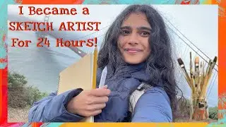 Living as a Professional Sketch Artist for a Day (Epic fail?) || 24 hours challenge
