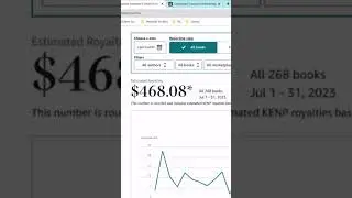 Check out my full July Amazon KDP income report video on my channel!