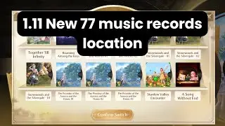 1.11 NEW 77 MUSIC RECORDS LOCATION AND ROUTE IN INFINITY NIKKI