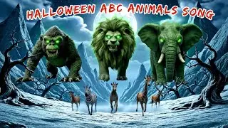 🎃 Ice Age Safari ABC Song ❄️ | Halloween Alphabet Animals Song for Kids | Jumpy Jungle TV