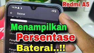 Как отобразить процент заряда батареи на новейшем телефоне Redmi A5