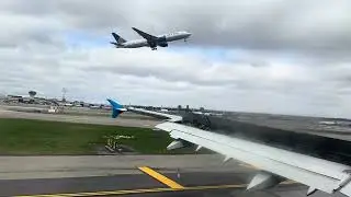 4K | American Airlines A321 SMOOTH Landing in Newark Liberty Intl. Airport (EWR) #butter
